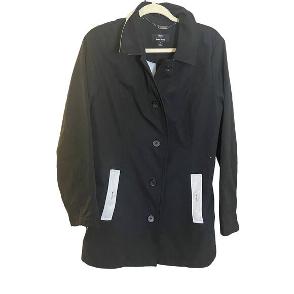Dennis by Dennis Basso Black/White Jacket Sz M - Picture 1 of 4
